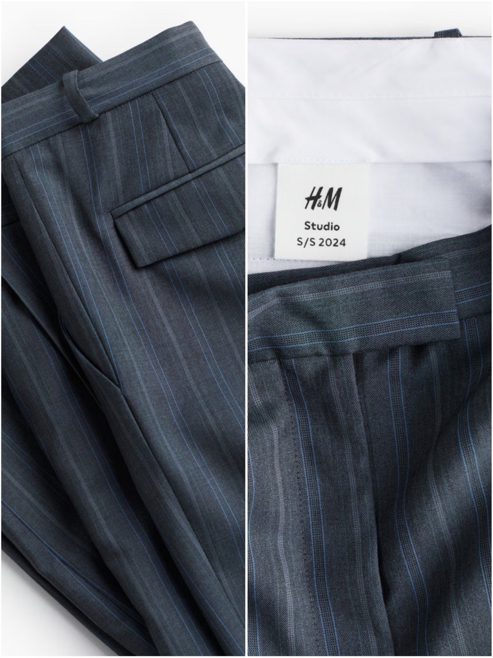 H&M STUDIO. Premium Selection. Oversized Wool Blazer and Pants Suit. XL size! - Picture 16 of 16